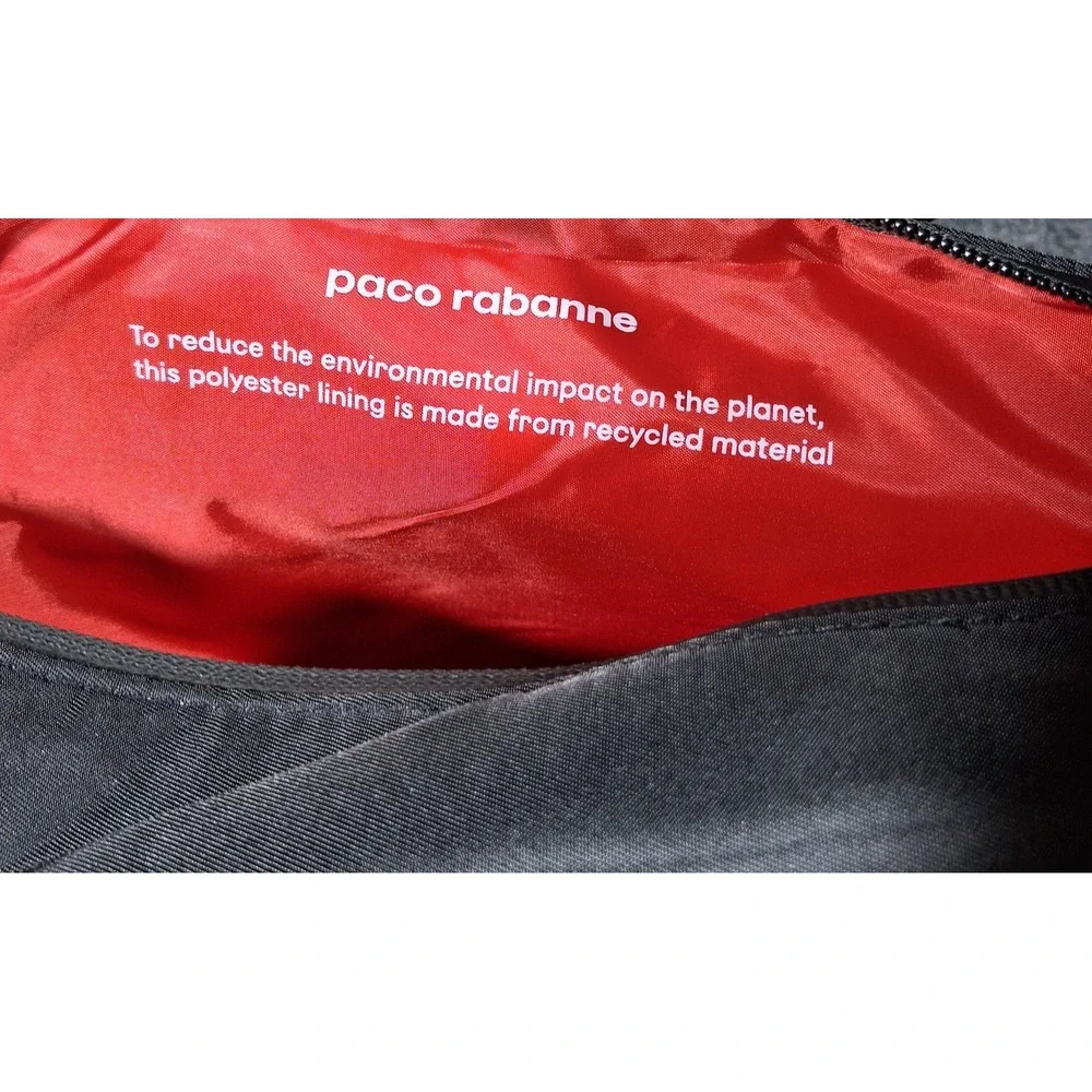 Paco Rabanne 1 Million Royal Black Weekend Bag Travel Duffle Red Lining NEW